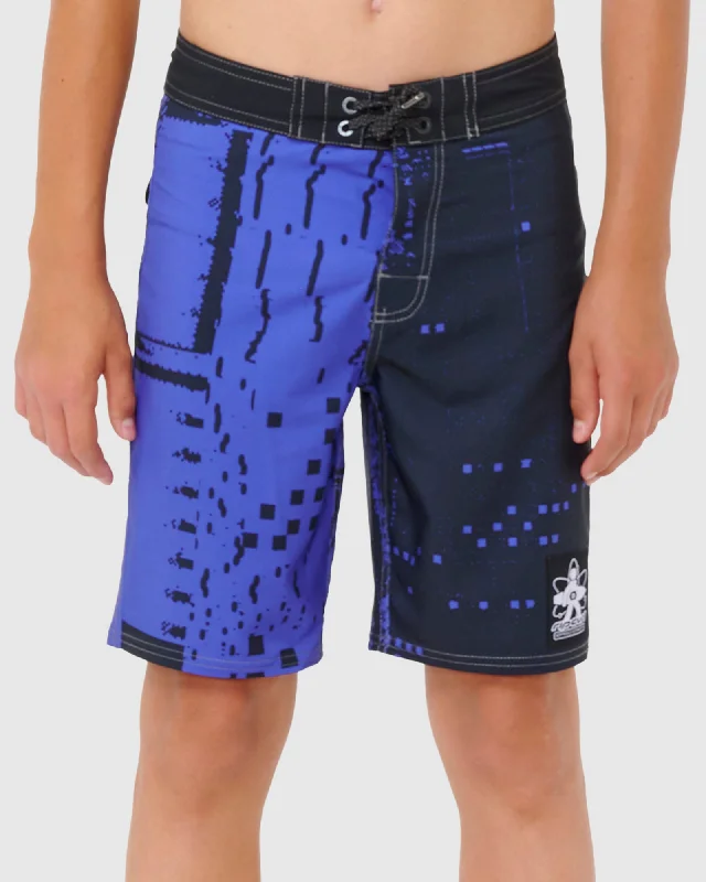 surf clothing with quick-drying properties-BOYS 8-16 MIRAGE ARCHIVE BOARDSHORTS