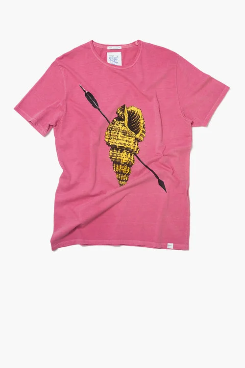 surf clothing for beach parties-LOVE - Camiseta algodón orgánico - Rosa sandía