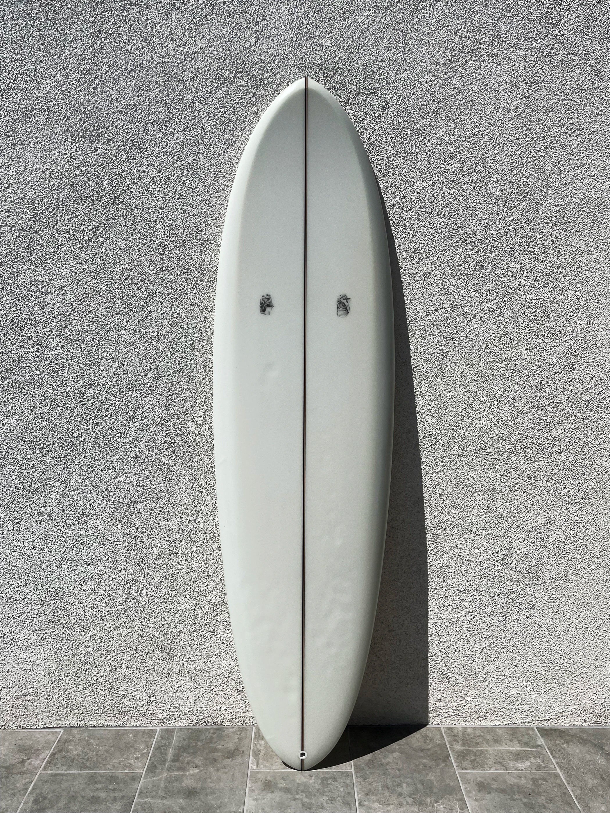 lightweight longboard surfboards for easy handling-Derrick Disney | 6’6” Midzr Clear Surfboard (USED)