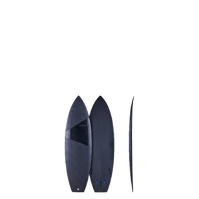 surf clothing for long days at the beach-GONG | Factory Surf 5’5 Extralu EPS Pro Surf Custom Black