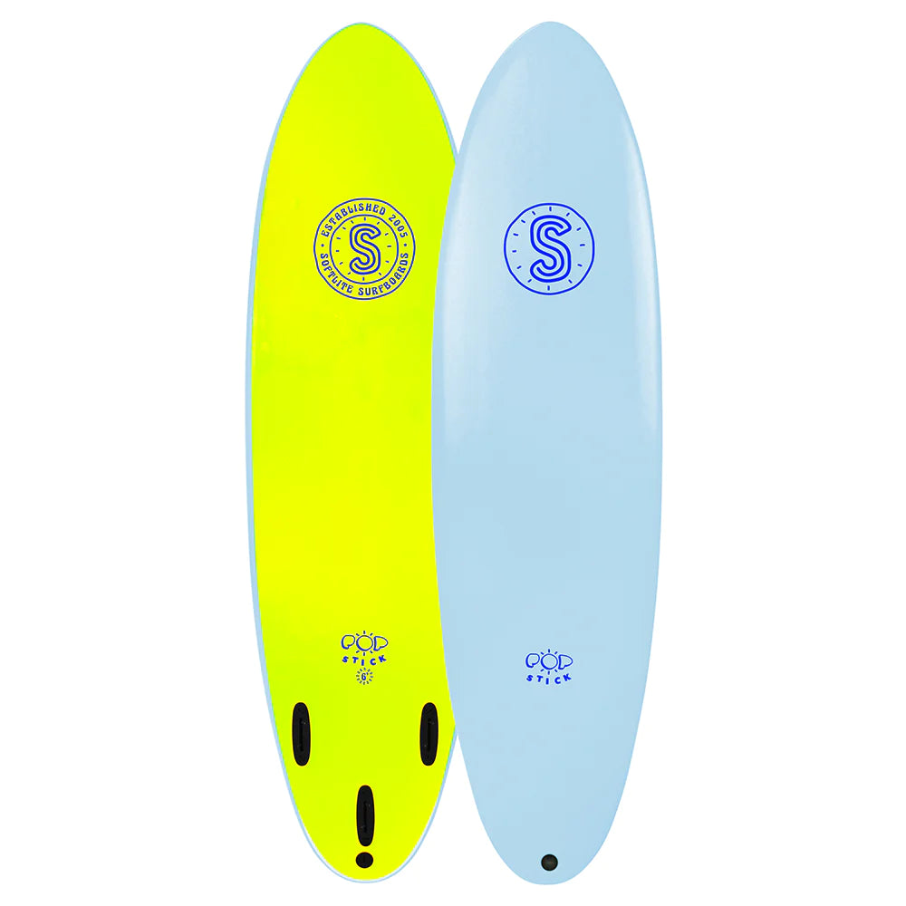 surfboard waterproof covers for protection-Softlite Pop Stick 7'0" - Ice Blue