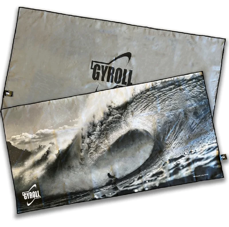 surf clothing for sunny days-GYROLL SANDFREE MICROFIBRE TRAVEL TOWEL