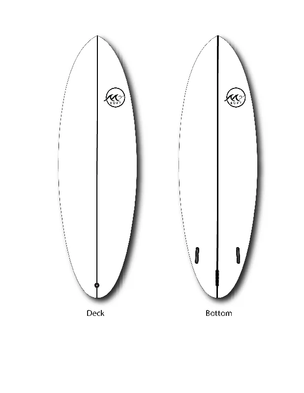 surfboard foot straps for extra support-DiscFunctional - Clear EPS