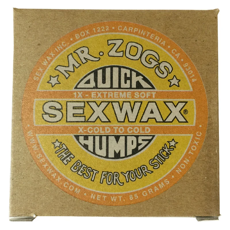 surfboard tailbone guards for protection-Mr. Zog's Sex Wax Quick Humps 1X-Extreme Soft Extra Cold-Cold Surfboard Wax