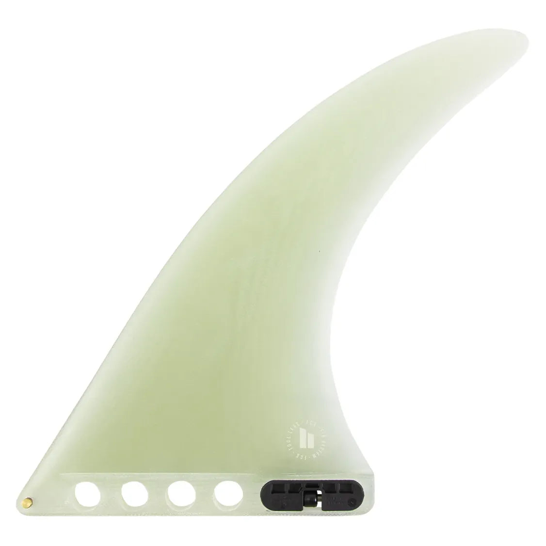 surfboard fins with responsive flex-FCS II Flow PG Longboard Fin - Clear