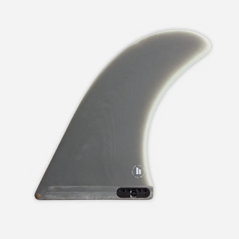 best surfboard fins for noserides-FCS II Pivot II PG Longboard Fin - 10.25” - Charcoal/Grey