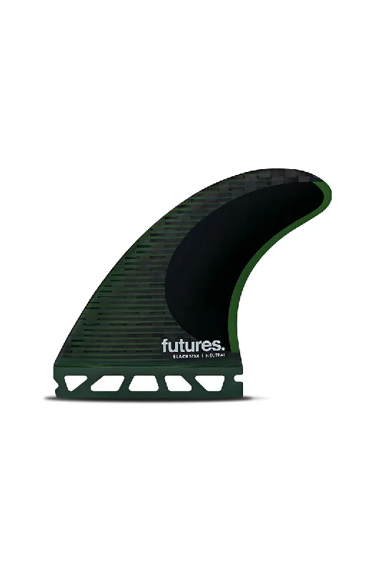 surfboard fins for better control in fast waves-Futures Fins F8 Blackstix Thruster Fin Set - Green