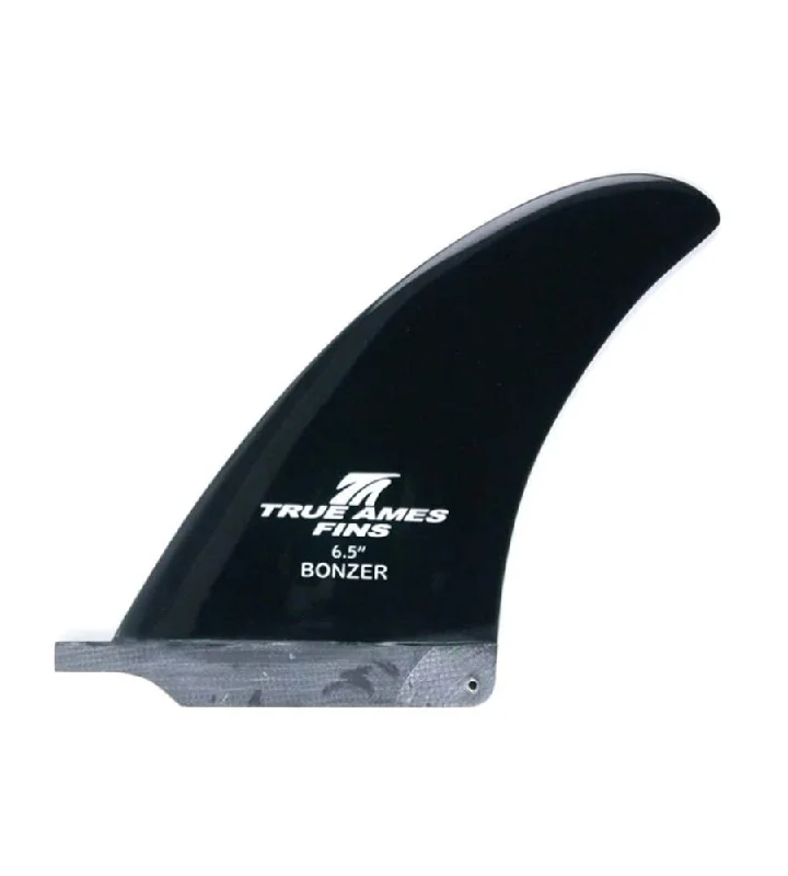 surfboard fins with strong flex for performance-Bonzer Black 6.75