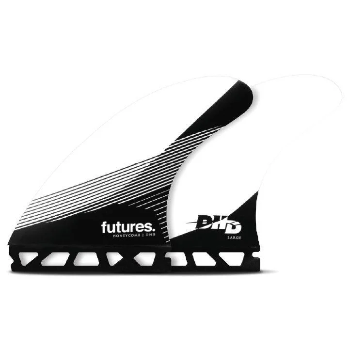 surfboard fins for deeper turns-Futures DHD HC Thruster Fin Set Large