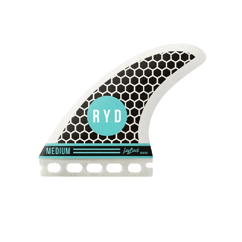 surfboard fins with increased stability-Roboto (Medium) THRUSTER - Honeycomb Black