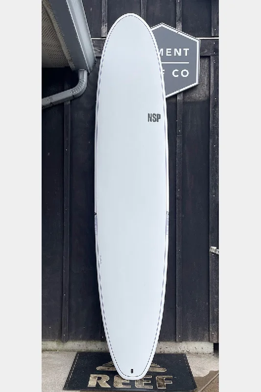 surfboard fin boxes for customization-NSP Elements 9'0" Longboard - White