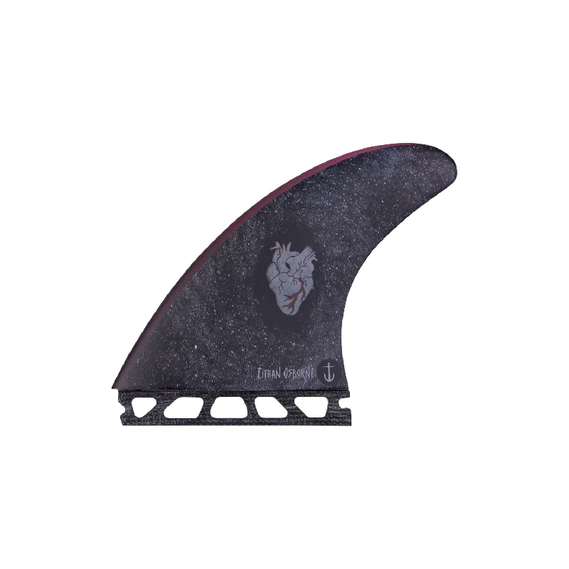 surfboard fins with different materials for performance-Captain Fin Co. Eithan Osborne Heart Thruster Single Tab