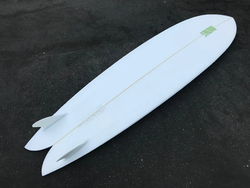 longboard surfboards with flat decks for better balance-8'0" Deepest Reaches Mega Fish