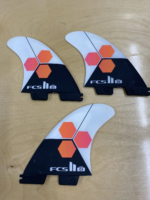 surfboard fins with flexible design-FCS II CI PC Thruster Fins