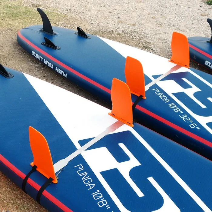 surfboard fins with a thruster setup-Forward WIP EZY Wing Fin Kit