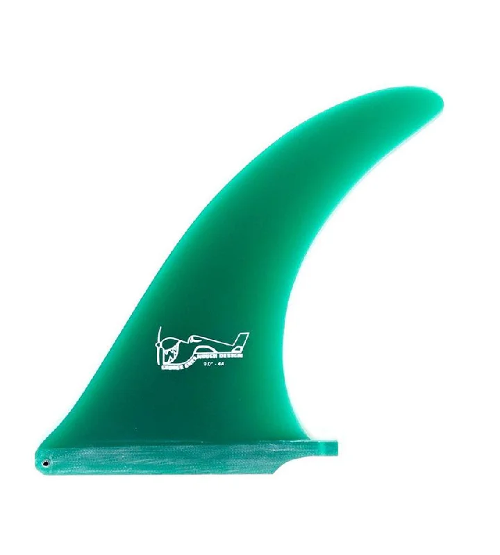 surfboard fins for big wave surf-Greenough 4A Green 9.75