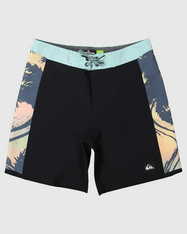 eco-friendly surf clothing brands-Boys 8-16 Surfsilk Arch 15 Boardshorts