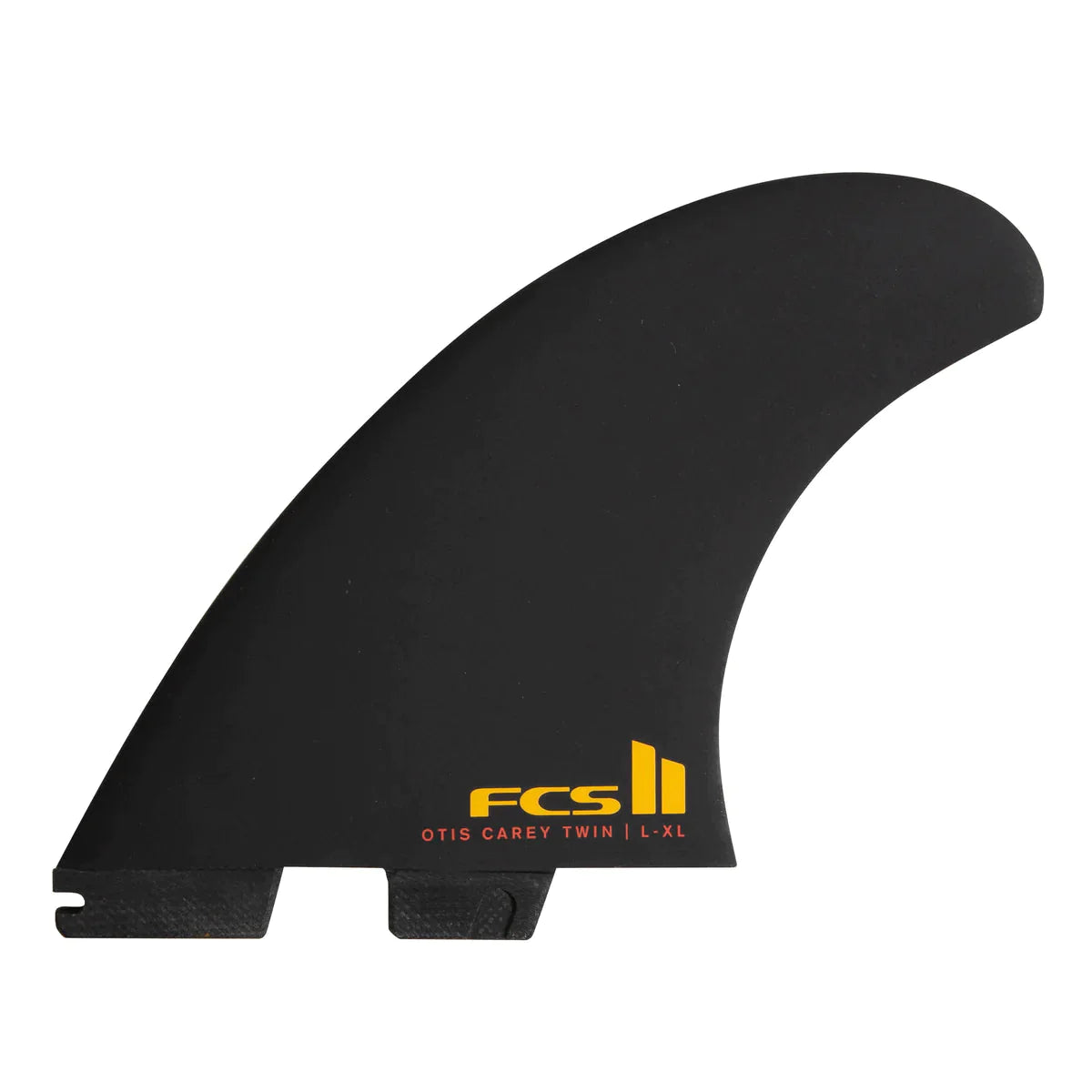 surfboard fins for deeper turns-FCS II Otis Carey Twin + 1 Fin Set