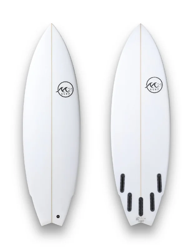 surfboard fins with quick-release mechanisms-Reaper - Clear