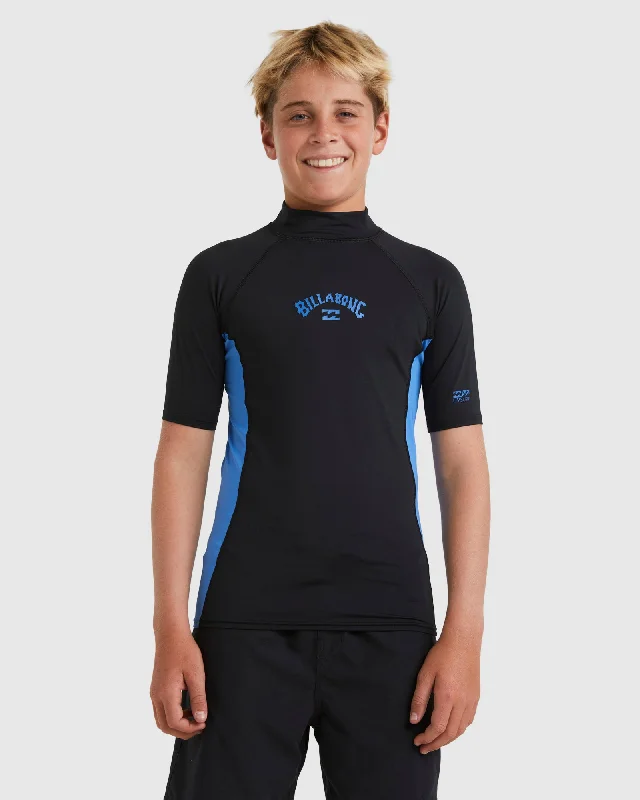 surf clothing for longboarders-Boys Arch Pf Ss