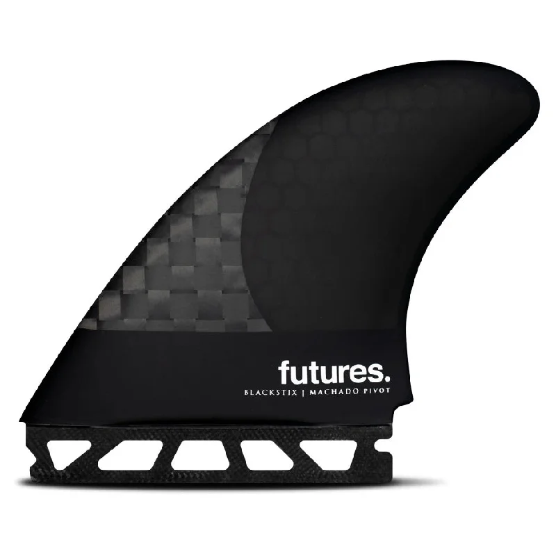 surfboard fins for better control in fast waves-Futures Fins Machado Pivot Blackstix Fins