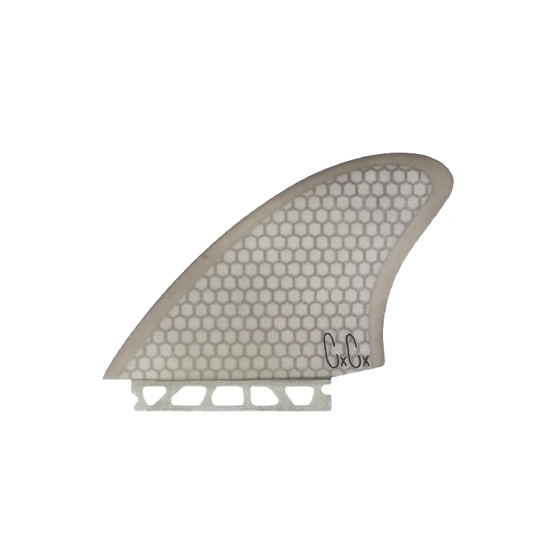 surfboard fins with flexible design-Captain Fin Co. Christenson Keel Single Tab Smoke Honeycomb