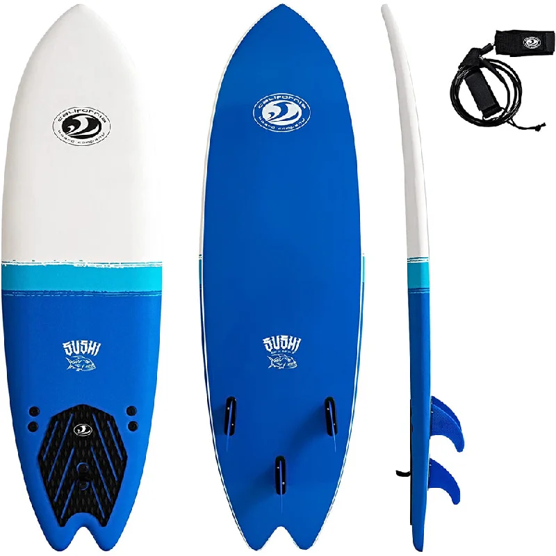 longboard surfboards for better performance in smaller waves-CBC 6'2 Soft Foam Fish Surfboard