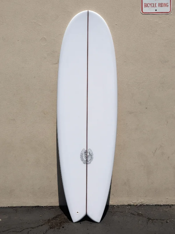 longboard surfboards with retro designs-6'6" Thin Twin Fish Surfboard (USED)