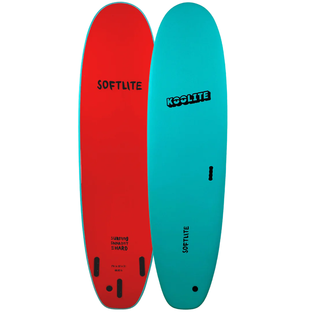 surfboard deck pads for added comfort-Softlite Koollite 7'0" - Teal