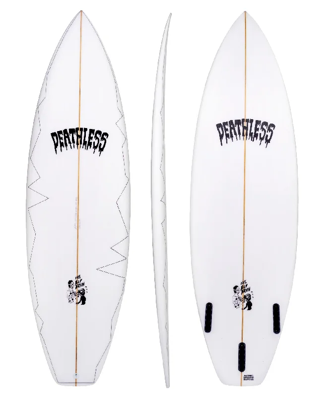 custom longboard surfboards for personalized performance-DEATHLESS 'THE BAD BRAIN' EPS SHORTBOARD