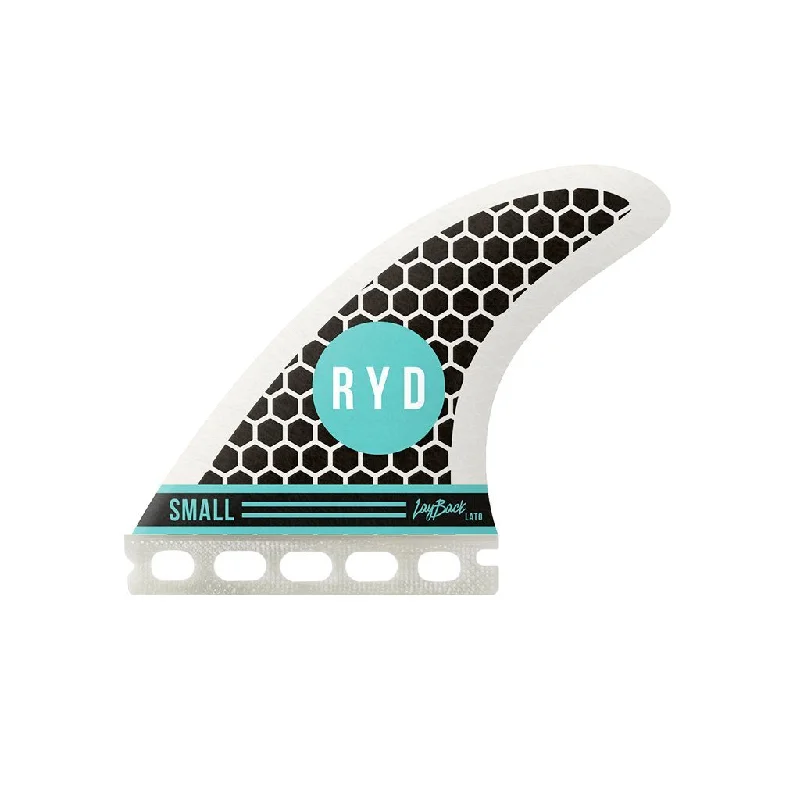 surfboard fins for tight turns-Lato (Small) THRUSTER - Honeycomb Black