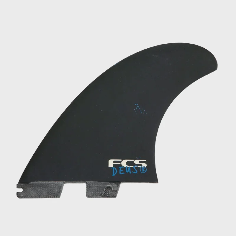 surfboard fins for smoother turns-FCS Deus FCS II Power Twin + 1 PG Fins