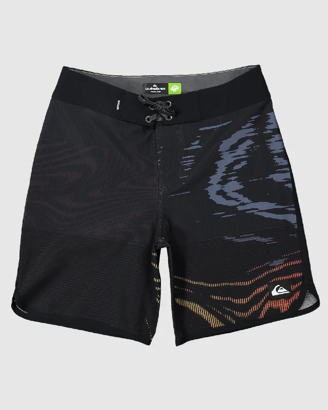 surf clothing for beach parties-Boys 8-16 Highlite Scallop 16" Boardshorts