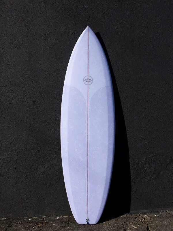 surfboard leash plugs for quick attachment-Eye Symmetry | Rapture 6'1" Lavender Futures Surfboard