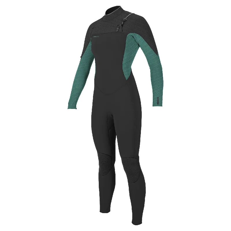 surf clothing for long days at the beach-O'NEILL - HYPERFREAK 5/4+ CHEST ZIP FULL