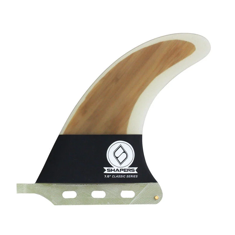 surfboard fins for lightweight handling-Shapers Classic Series Bamboo Longboard Fin