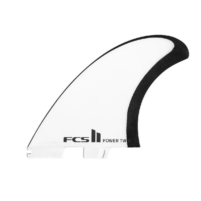 surfboard fins for fish-style boards-FCS II Power Twin JS PG Black/White