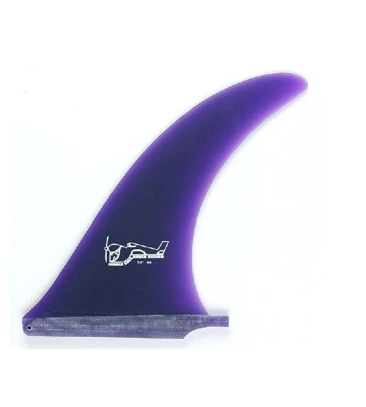 surfboard fins for smoother turns-Greenough 4A Purple 8