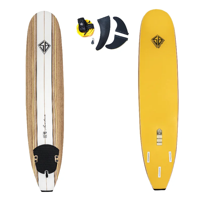 premium longboard surfboards for pro-level surfing-Scott Burke 9' Baja Surfboard