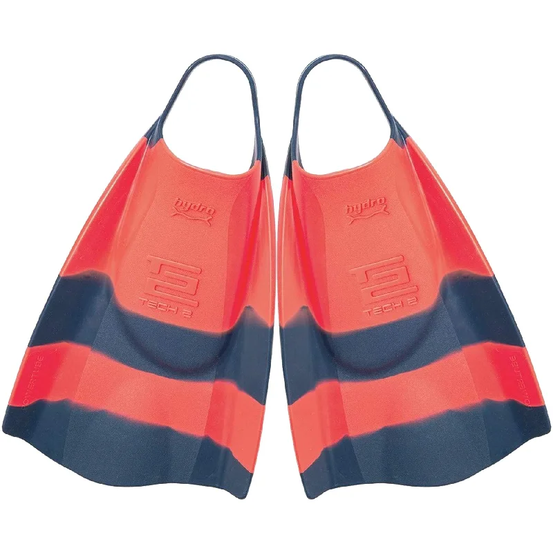 surfboard fins for easy installation-Hydro Tech 2 Swim Fins - Navy/Coral