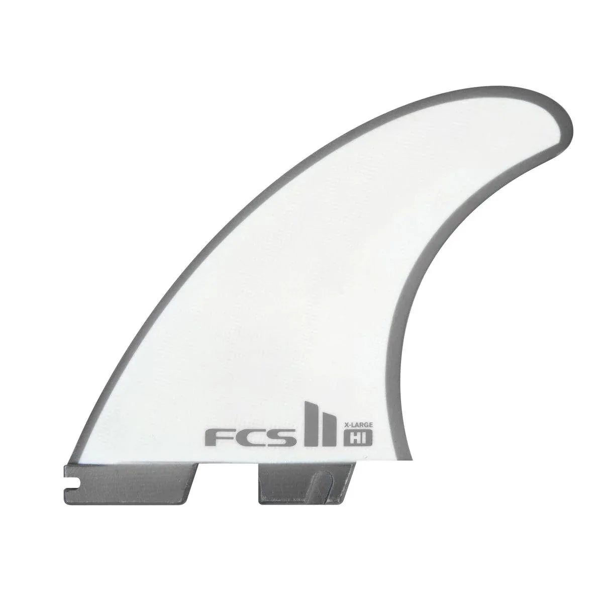 surfboard fins with soft edges for smoother rides-FCS II Harley LB Cool Grey Tri Fins