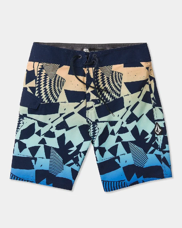 surf clothing with quick-drying properties-BOYS 8-16 UPROAR MOD BOARDSHORTS