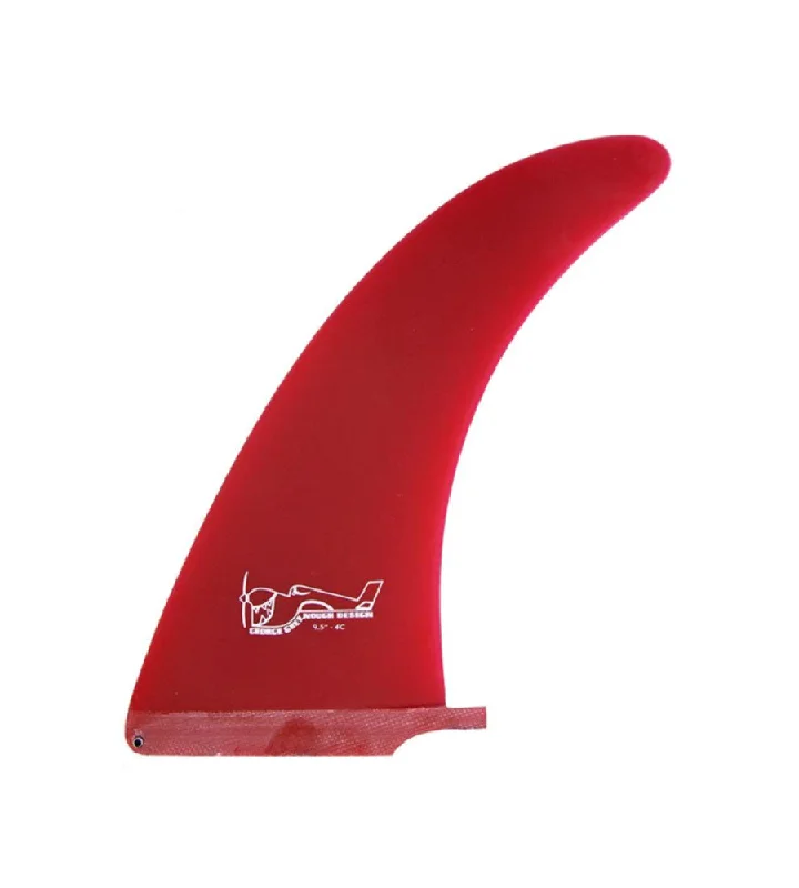 surfboard fins with unique shapes for customized rides-Greenough 4C Red 9.5