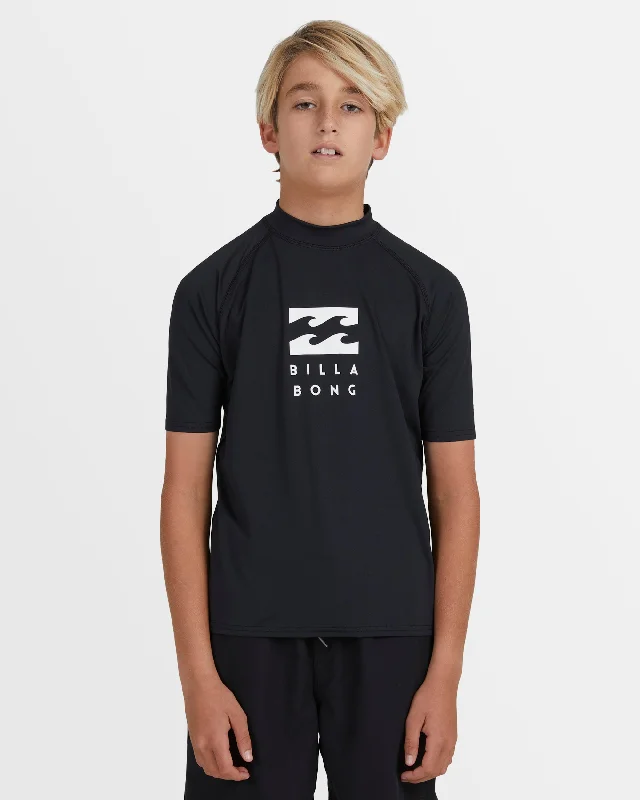 surf clothing with long sleeves for sun protection-Boys Union Rf Ss