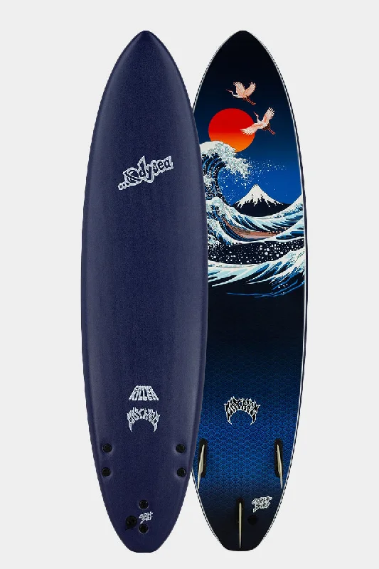 surfboard grip tape for added stability-Catch Surf Odysea X Lost 7'2" Crowd Killer Surfboard - Midnight Blue