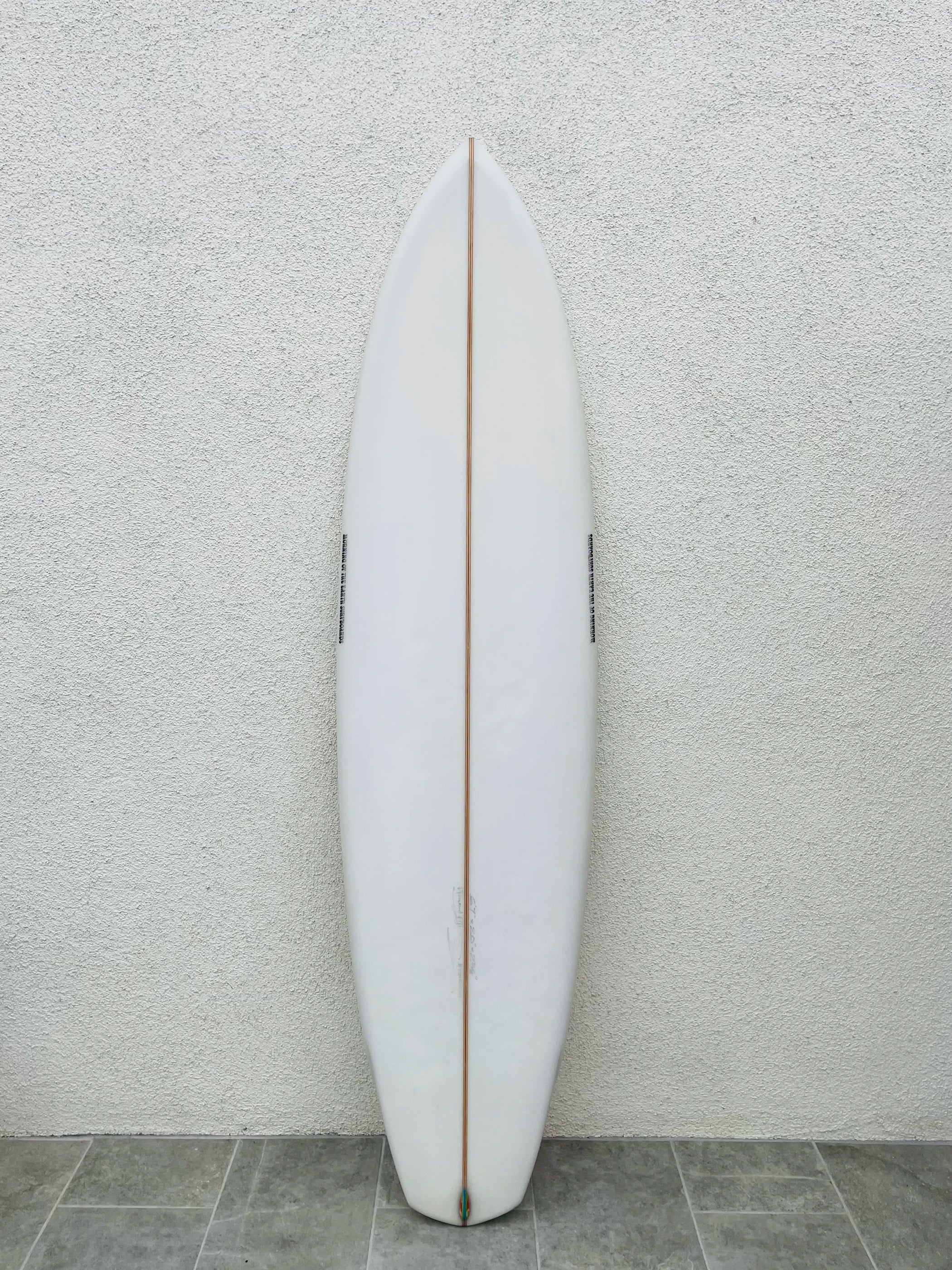 high-performance longboard surfboards for advanced surfers-Morning Of The Earth | 6’7” FIJI Diamond Tail Clear Surfboard (USED)