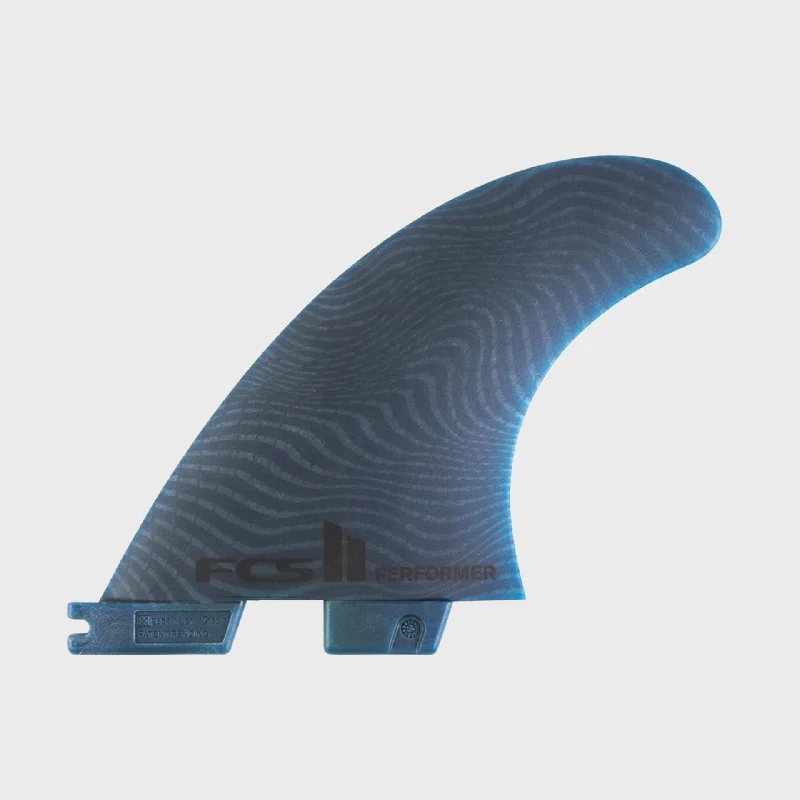 surfboard fins for maximum maneuverability-FCS Neo Glass Eco Performer FCS II Tri Fins - Large - Pacific